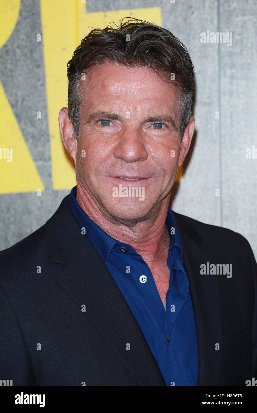 New York, USA. 15. November 2016. Dennis Quaid in "Die Kunst der mehr" Staffel 2 Premiere am Museum für Kunst und Design am 15. November 2016 in New York City. Bildnachweis: Diego Corredor/Medien Punch/Alamy Live-Nachrichten Stockfoto