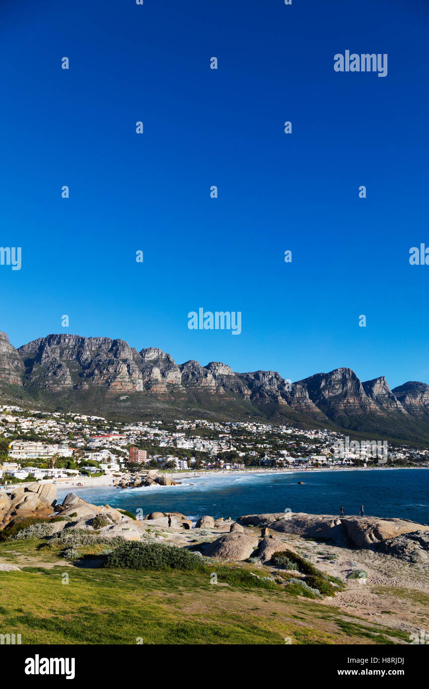 Südafrika, Western Cape, Kapstadt, Camps Bay und zwölf Apostel, Table Mountain National Park Stockfoto