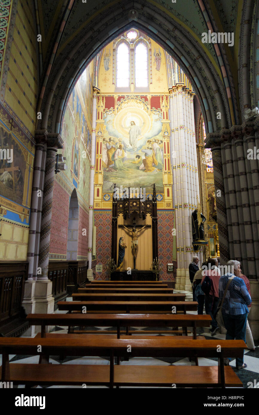 Kircheninnenraum, Santander, Kantabrien, Spanien Stockfoto