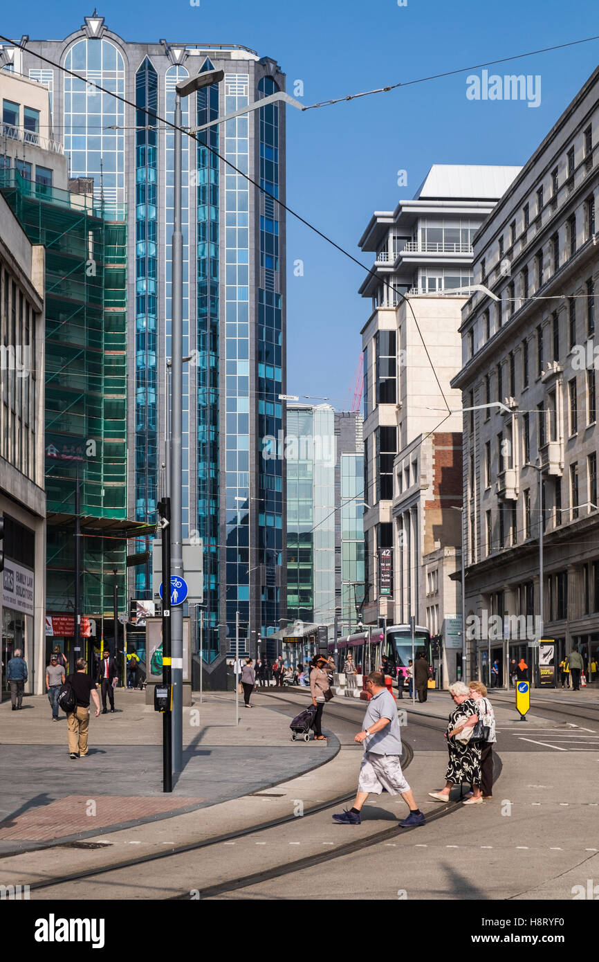 Midland Metro City Centre, Birmingham, West Midlands, England, U.K Stockfoto