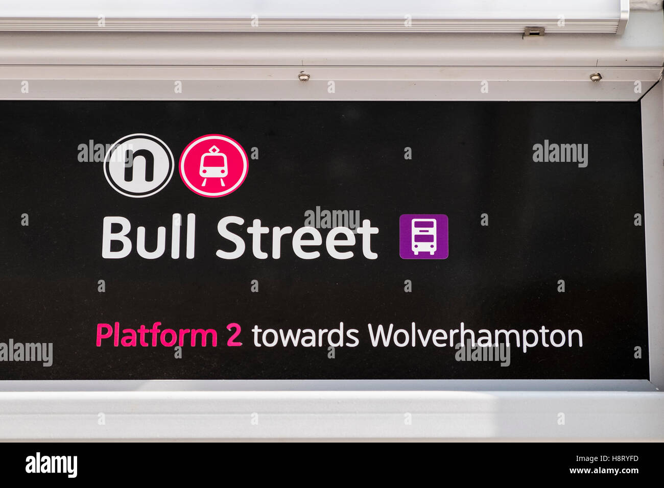 Midland Metro City Centre, Birmingham, West Midlands, England, U.K Stockfoto