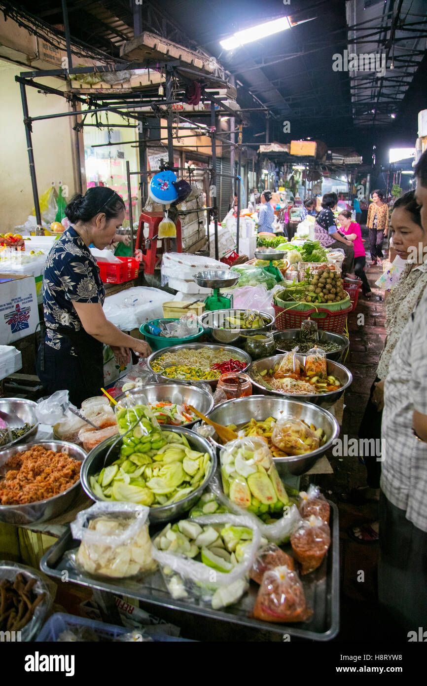 Russischen Markt, Phnom Penh, Kambodscha Stockfoto