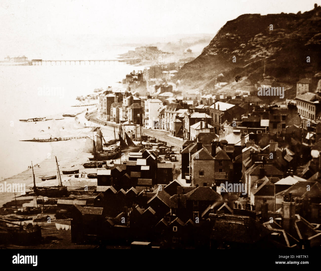 Hastings und St. Leonards - viktorianischen Zeit Stockfoto