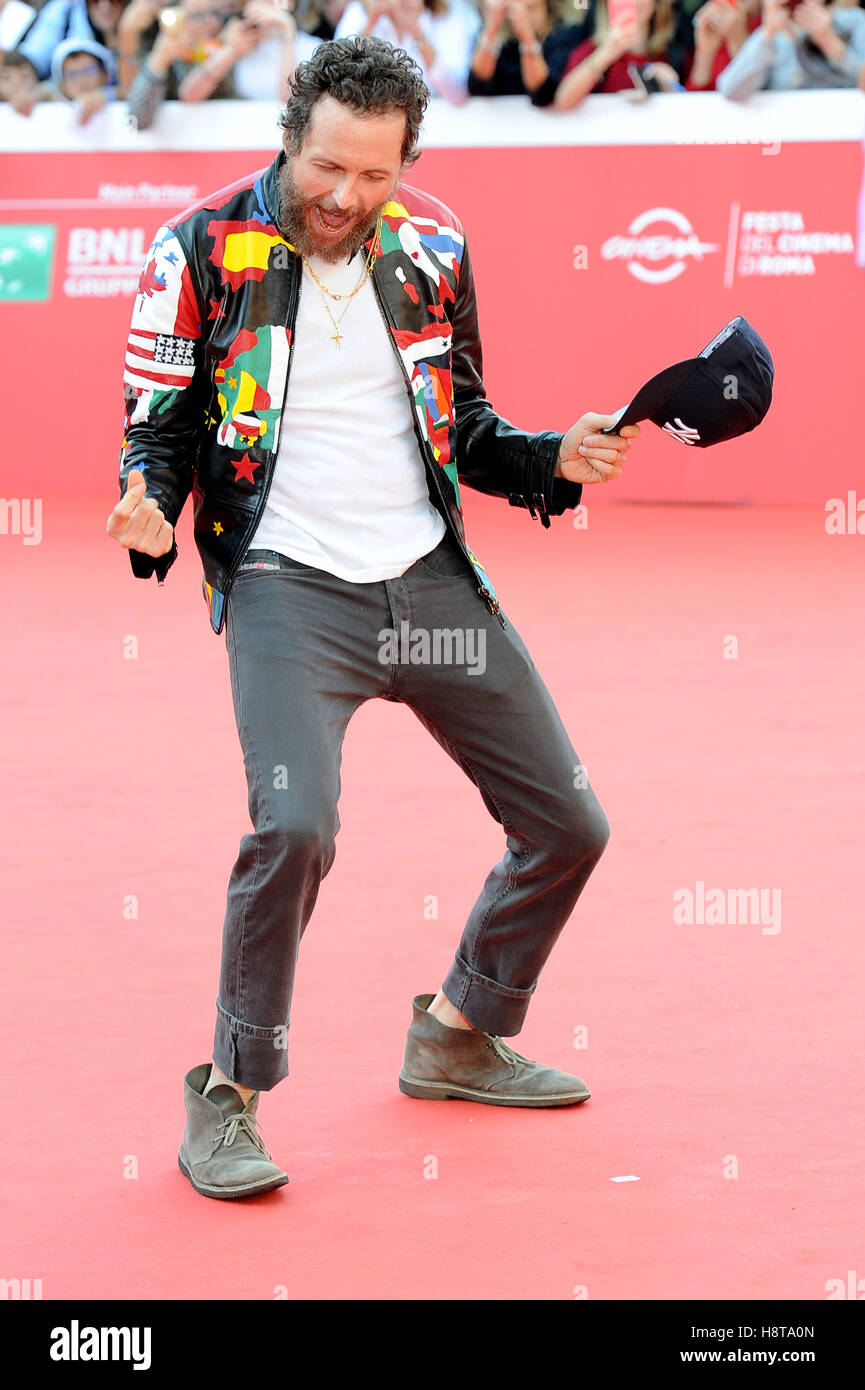 Jovanotti, dem Gast eine "Enge Begegnung" Veranstaltung mit dem Publikum, mit dem Titel "Bilder, Musik und Worte," auf dem 11. Rome Film Festival in Rom, Italien.  Mitwirkende: Lorenzo Cherubini, Jovanotti wo: Rom, Italien bei: Kredit-16. Oktober 2016: IPA/WENN.c Stockfoto