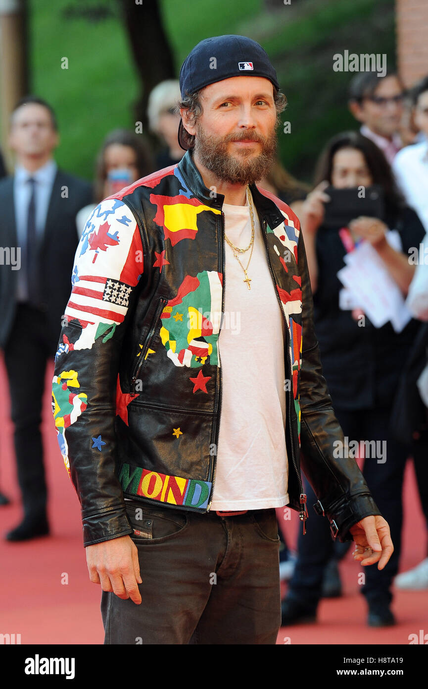 Jovanotti, dem Gast eine "Enge Begegnung" Veranstaltung mit dem Publikum, mit dem Titel "Bilder, Musik und Worte," auf dem 11. Rome Film Festival in Rom, Italien.  Mitwirkende: Lorenzo Cherubini, Jovanotti wo: Rom, Italien bei: Kredit-16. Oktober 2016: IPA/WENN.c Stockfoto