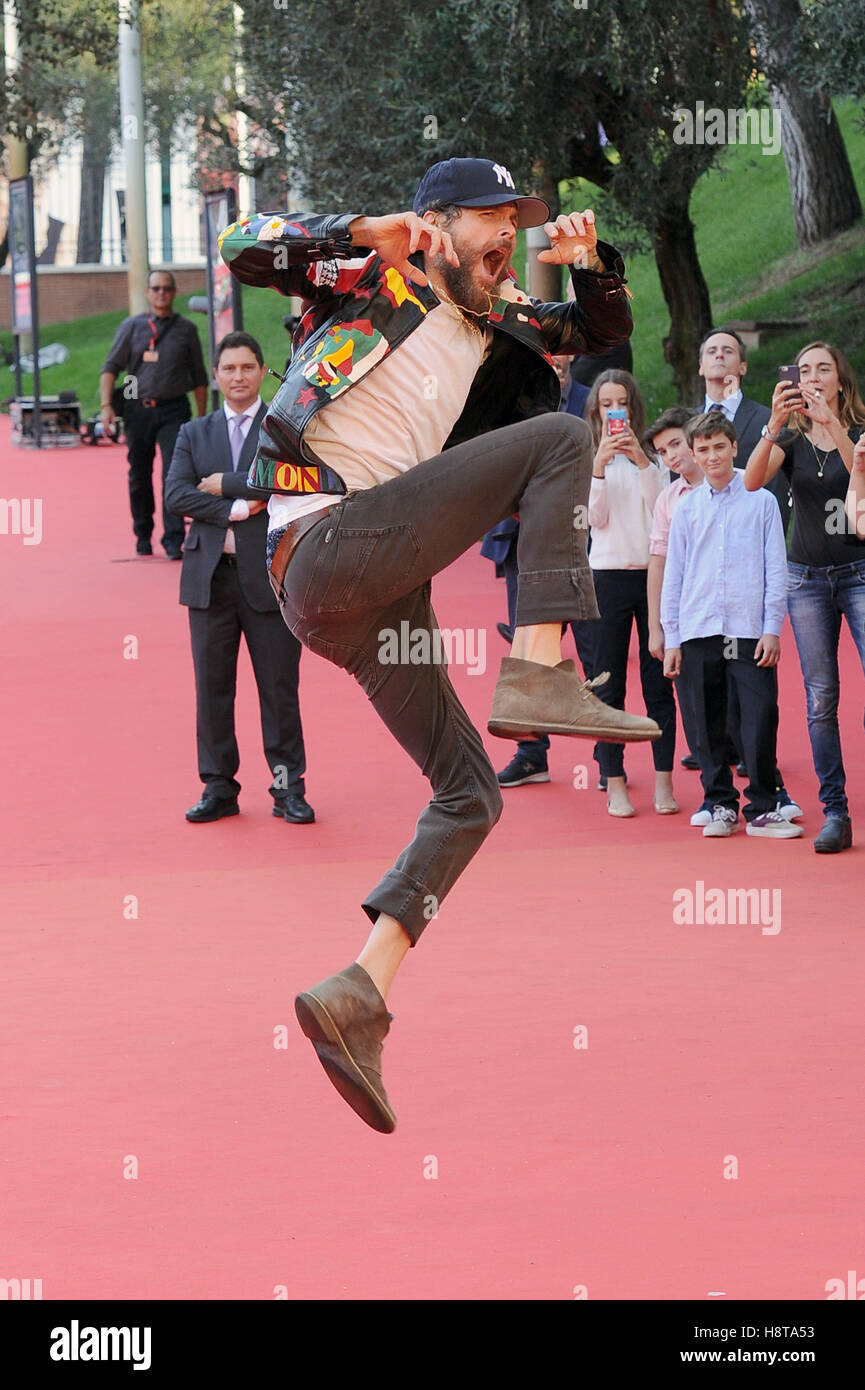 Jovanotti, dem Gast eine "Enge Begegnung" Veranstaltung mit dem Publikum, mit dem Titel "Bilder, Musik und Worte," auf dem 11. Rome Film Festival in Rom, Italien.  Mitwirkende: Lorenzo Cherubini, Jovanotti wo: Rom, Italien bei: Kredit-16. Oktober 2016: IPA/WENN.c Stockfoto