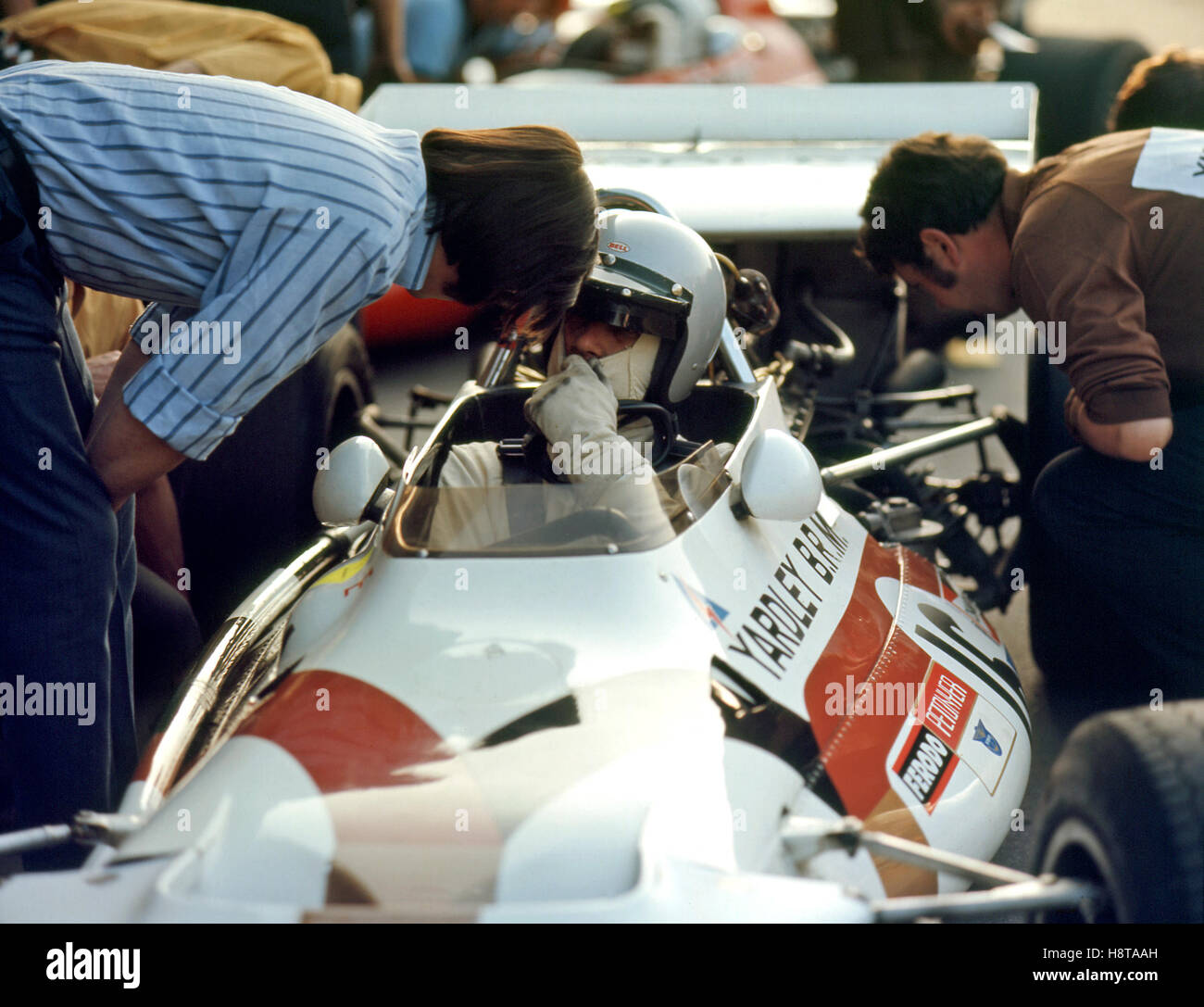 1971 SPANISCHEN GP GANLEY BRM P153 SOUTHGATE Stockfoto