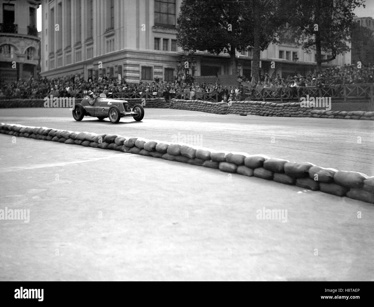 1934 MONACO GP HOWE MASERATI 8CM Stockfoto