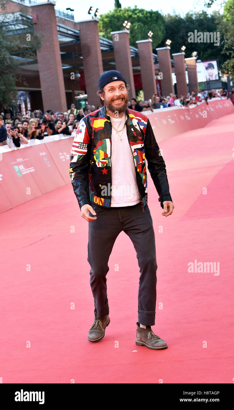 Jovanotti, dem Gast eine "Enge Begegnung" Veranstaltung mit dem Publikum, mit dem Titel "Bilder, Musik und Worte," auf dem 11. Rome Film Festival in Rom, Italien.  Mitwirkende: Lorenzo Cherubini, Jovanotti wo: Rom, Italien bei: Kredit-16. Oktober 2016: IPA/WENN.c Stockfoto