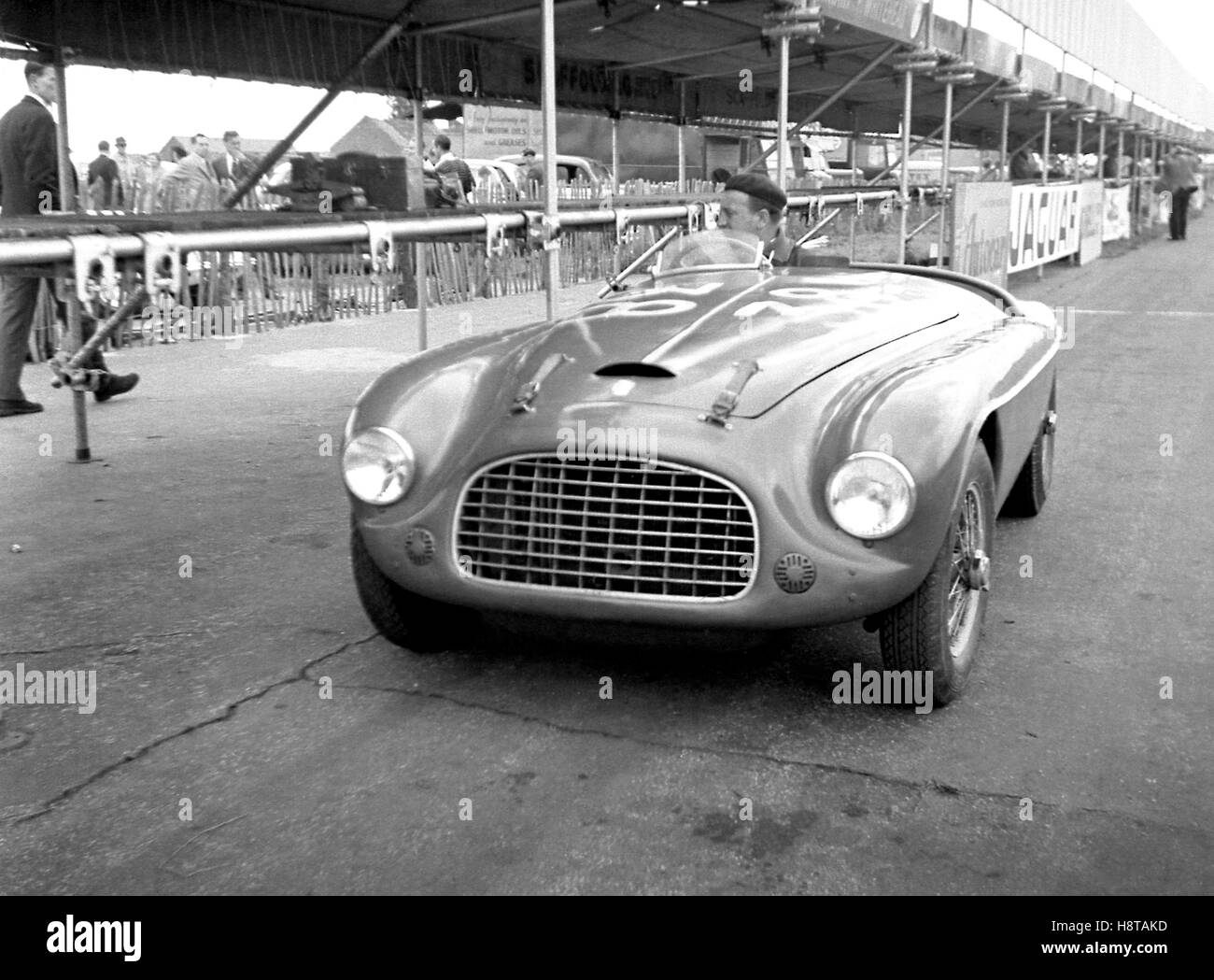 1950 SILVERSTONE FERRARI 166 GRUBEN Stockfoto