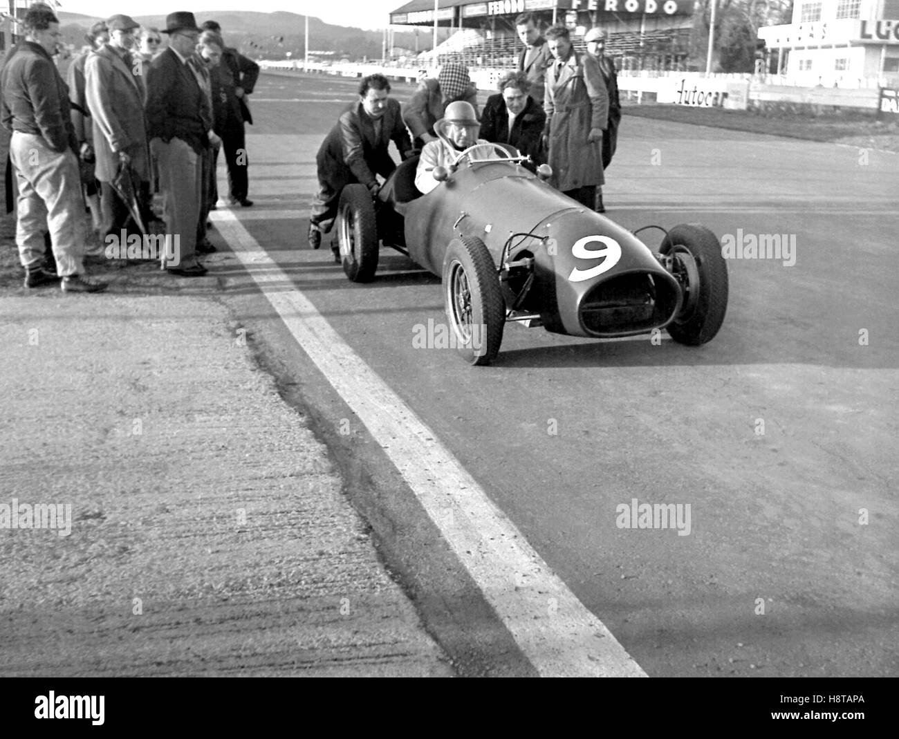 1953 GOODWOOD ALAN BRAUN PAUL EMERY COOPER ALFA ROMEO Stockfoto