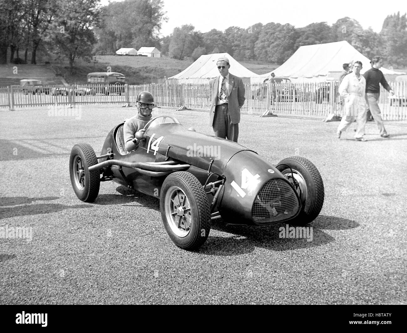 1953 KRISTALLPALAST TONY CROOK COOPER BRISTOL PADDOCK Stockfoto