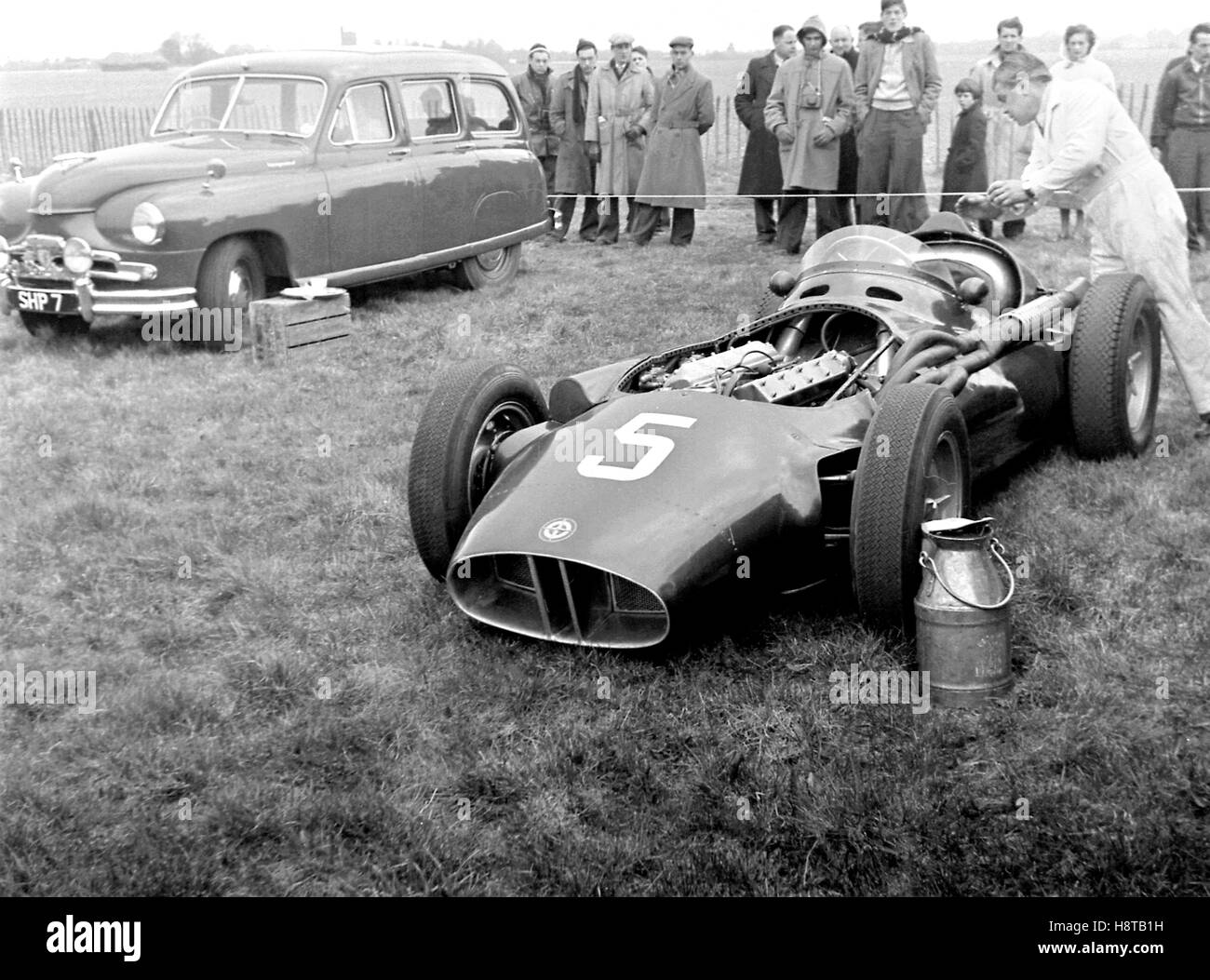 1956-GOODWOOD BRM TYP 25 WILLIE SOUTHCOTT Stockfoto