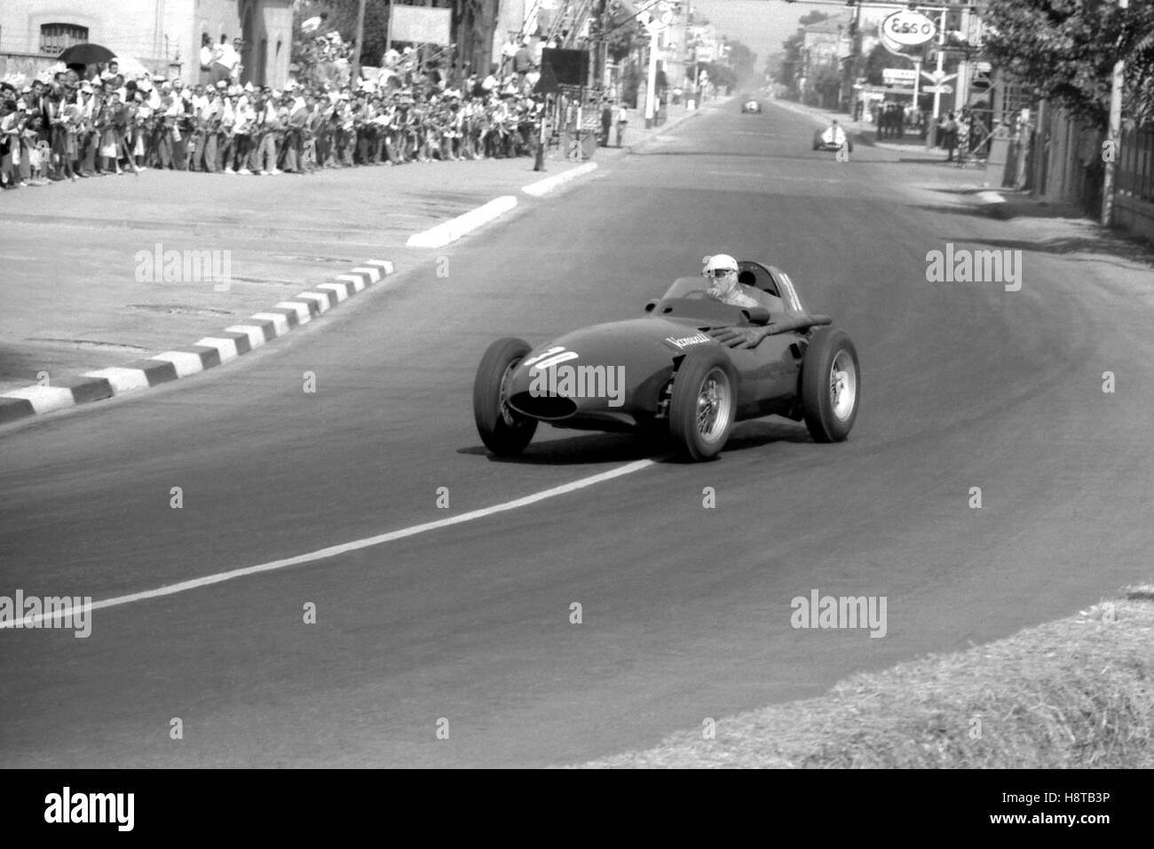 1957 PESCARA GP STUART LEWIS EVANS VANWALL Stockfoto