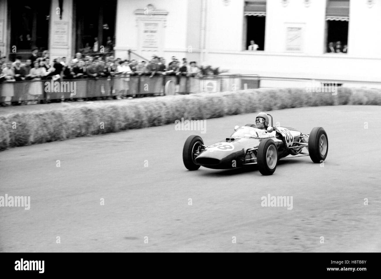 1962-MONACO GP FJ ARUNDELL LOTUS 22 WINNER CASINO-PLATZ 2 Stockfoto