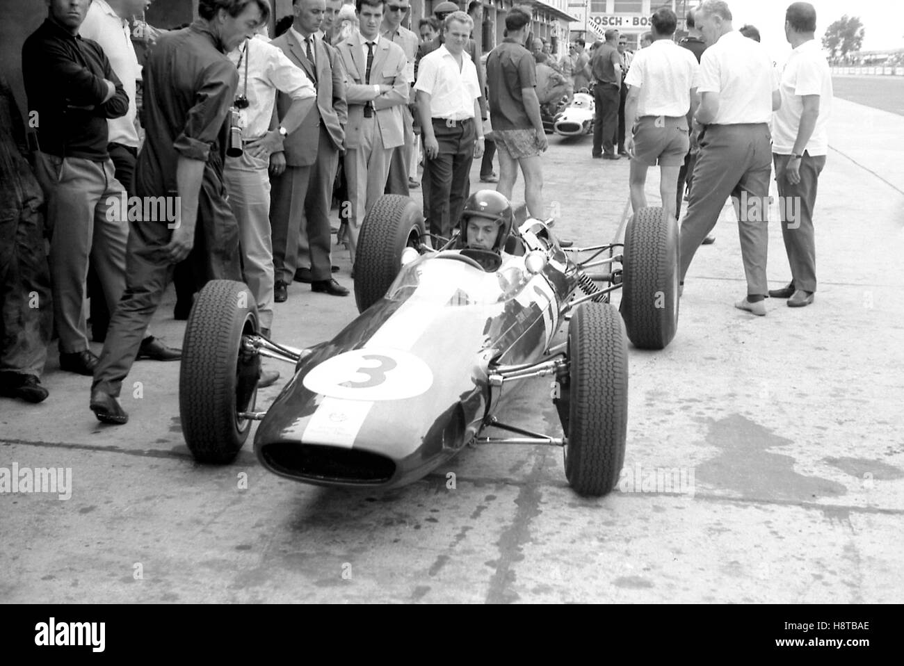1963 DEUTSCHER GP JIM CLARK LOTUS 25 Stockfoto