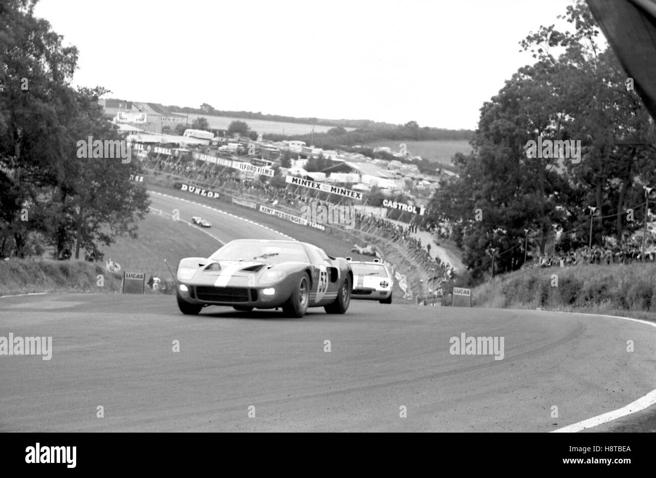 1967 BOAC 500 FORD GT40LOTUS 47 AT DRUIDEN Stockfoto