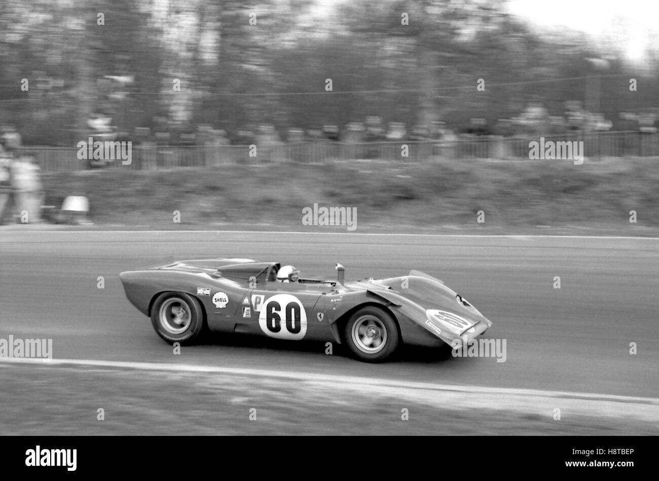 1969 BOAC MARKEN 6 STUNDEN CHRIS AMON FERRARI 312P Stockfoto