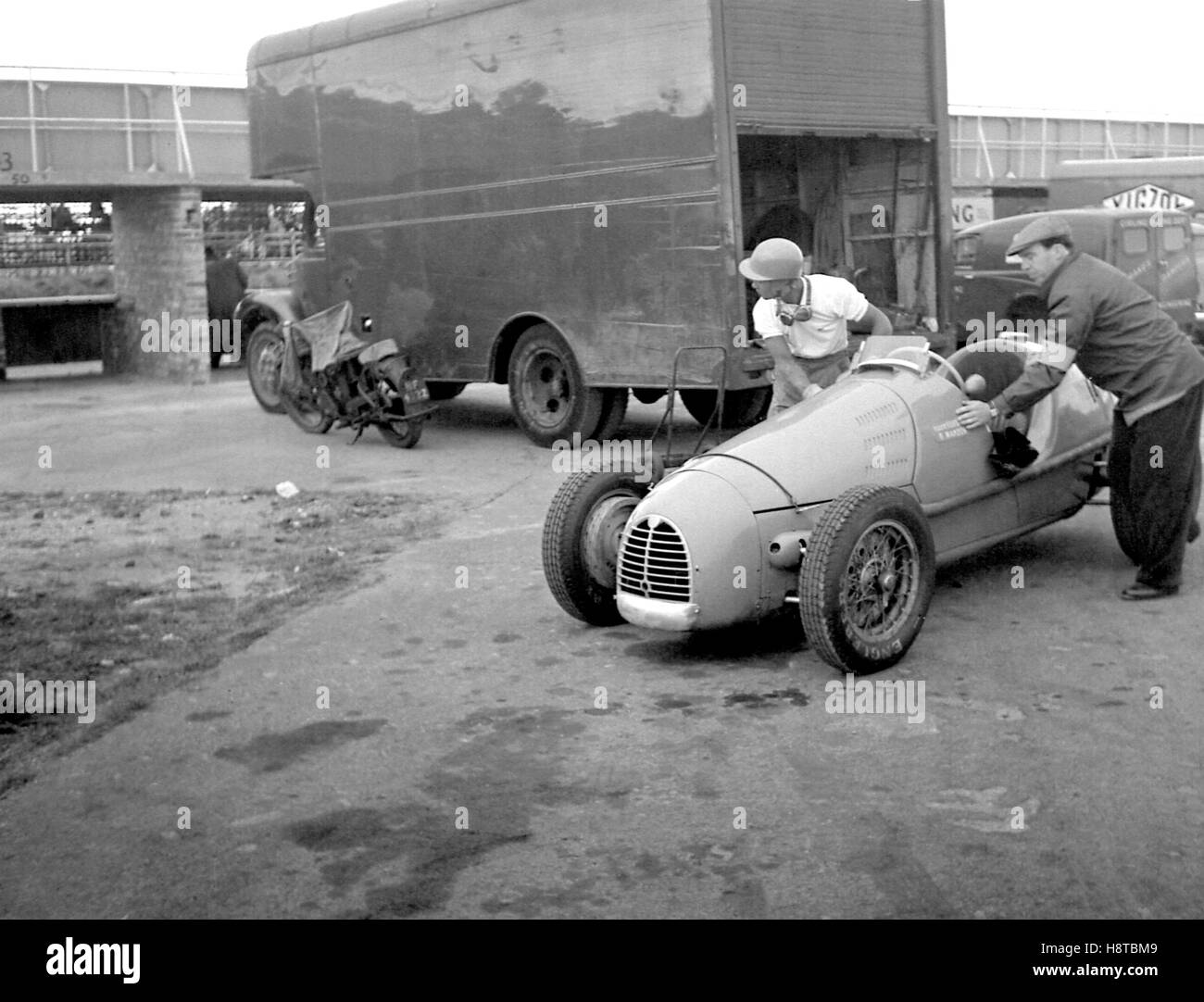 SILVERSTONE MANZON GORDINI PADDOCK Stockfoto