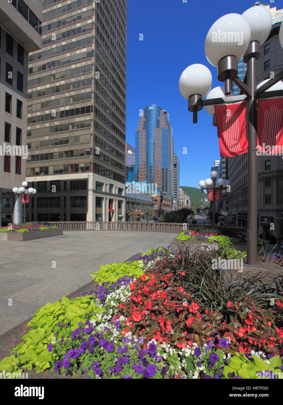 Kanada, Quebec, Montreal, Place Ville-Marie, McGill College Avenue, Stockfoto
