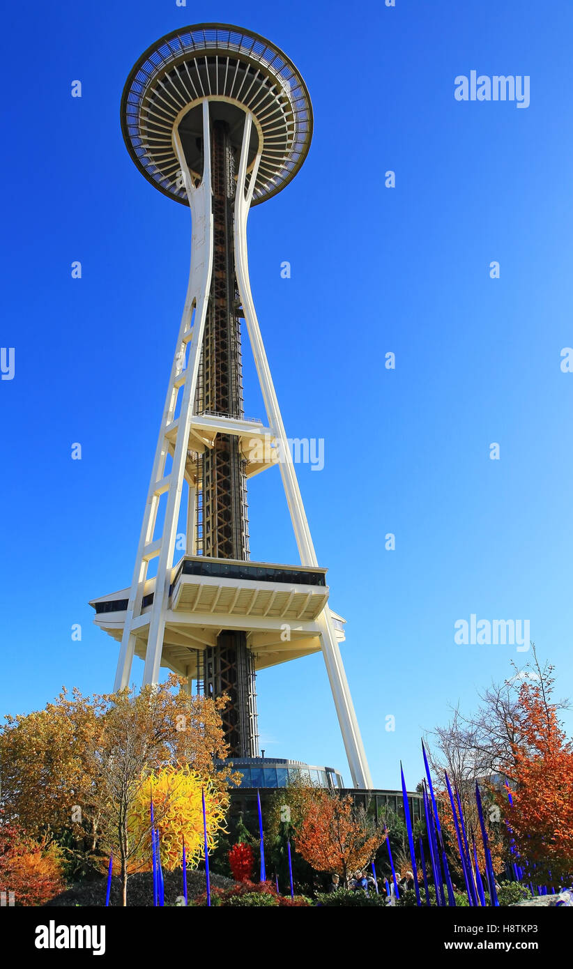 Space Needle in Seattle Stockfoto