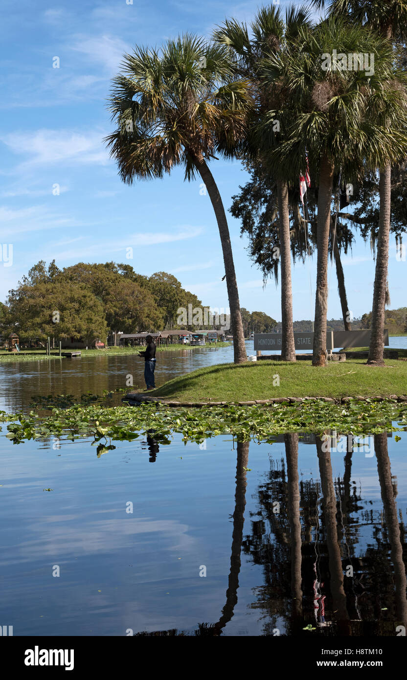 Hontoon Island State Park Florida USA - The Hontoon Island State Park auf der St. Johns River in der Nähe von Deland Florida USA Stockfoto