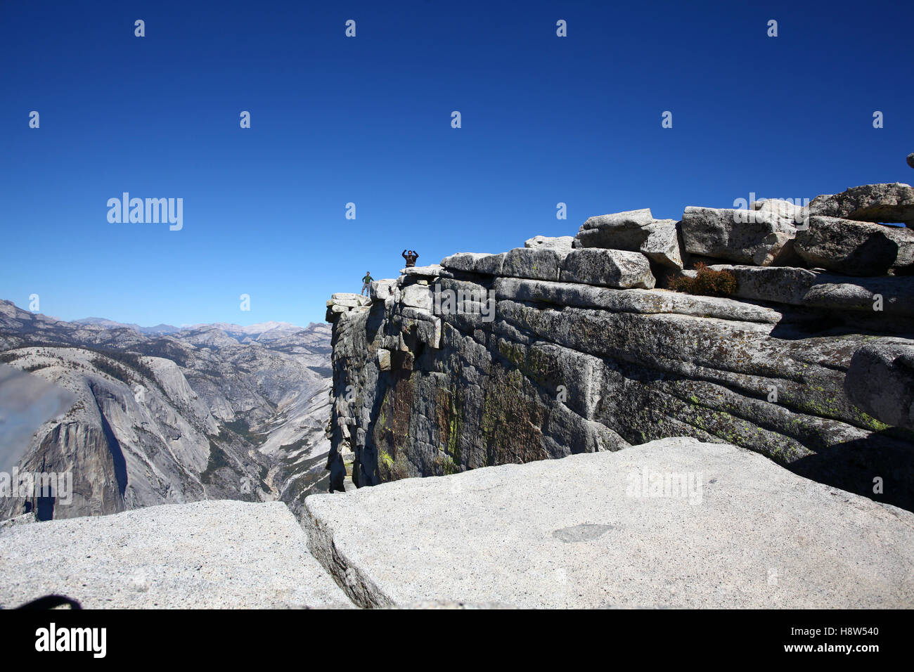 Kletterfelsen Half Dome im Yosemite-Nationalpark, Kalifornien USA Stockfoto