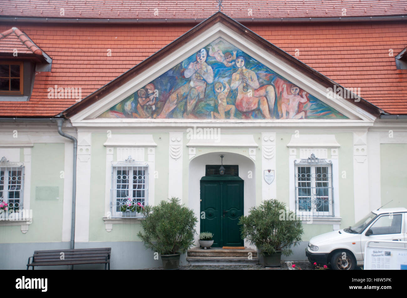 Dürnstein, Krems-Land Bezirk, Wachau Valley, Österreich Stockfoto