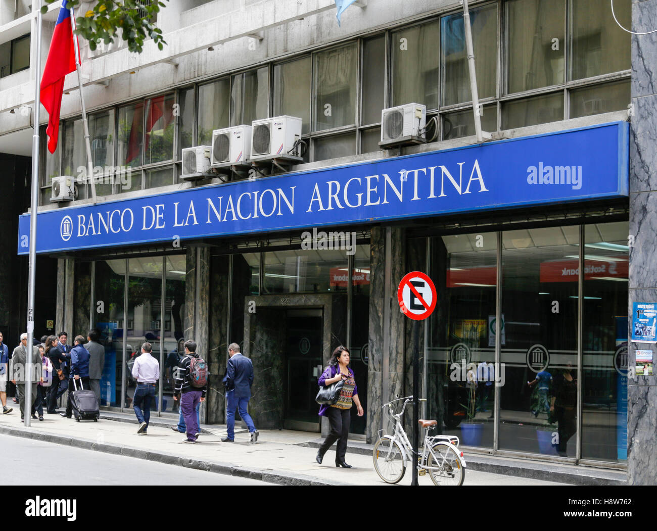 Banco De La Nación Argentina Stockfoto