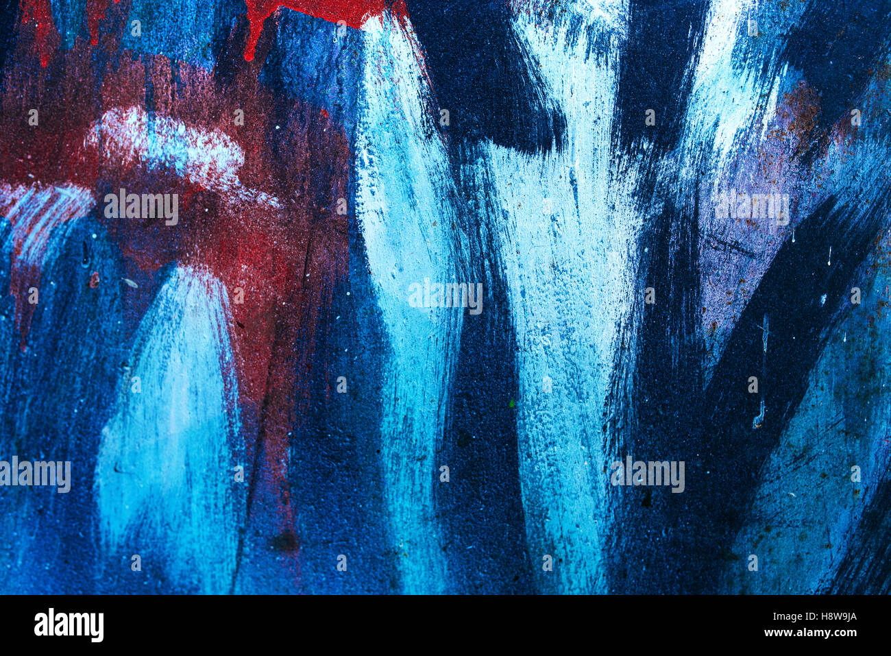 Abstrakte Pinsel Striche als Hintergrund Stockfoto