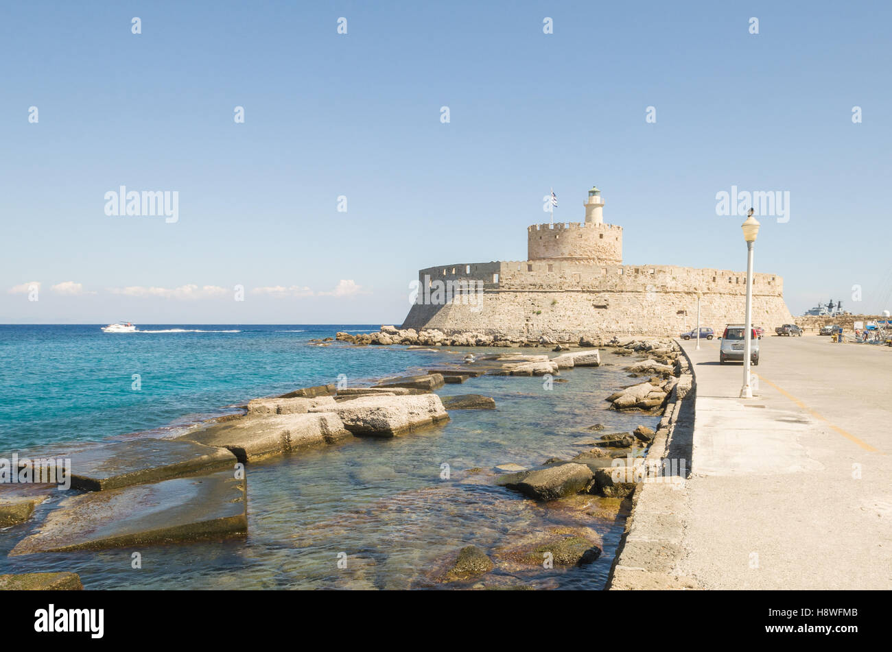 Altstadt von Rhodos Stockfoto