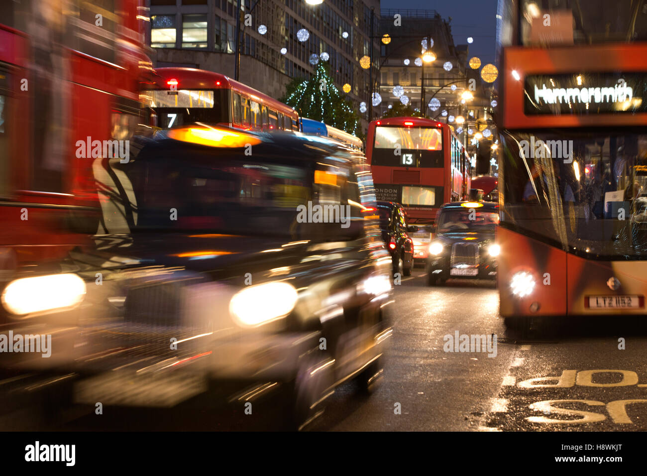 Oxford Street, Zentral-London, England, Vereinigtes Königreich Stockfoto