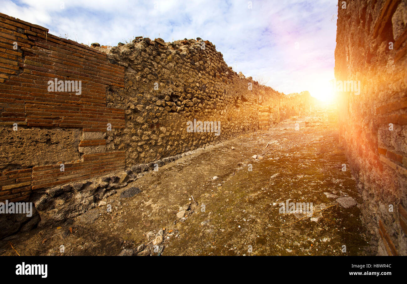 Italien. Ruinen von Pompeji. Stockfoto