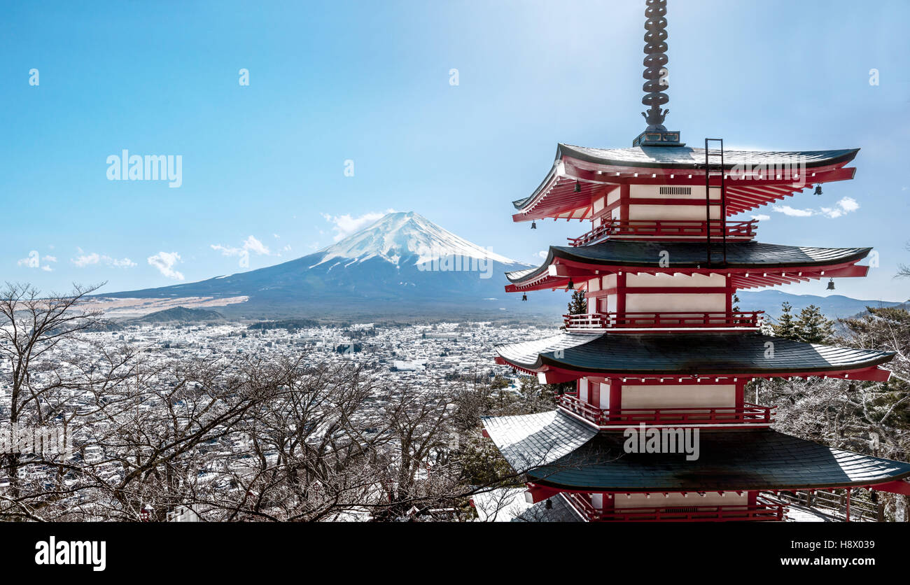 4 Japanische Szenen Holzschnitt Drucke Satz Fuji in Snow Drachen Tempel Pictures 