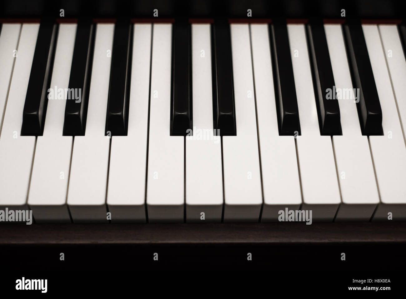 Klavier Keyboard Taste Stockfoto