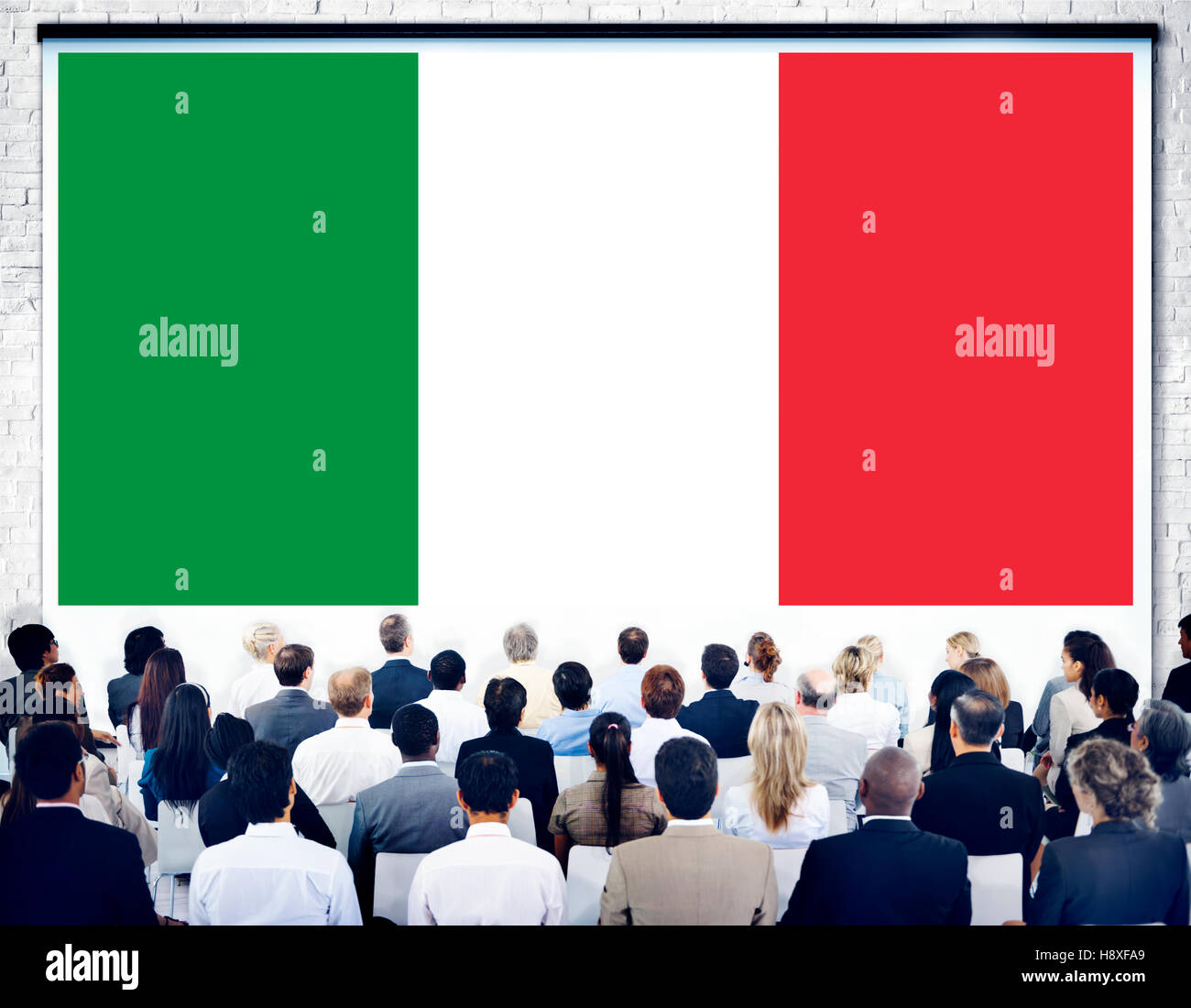 Italien Flagge Liberty nationalen Konzepts Stockfoto