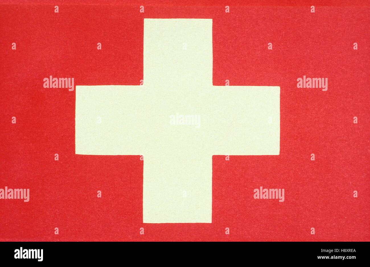 Schweizer Flagge, rot, weiß, Symbol, Schweiz Stockfotografie Alamy