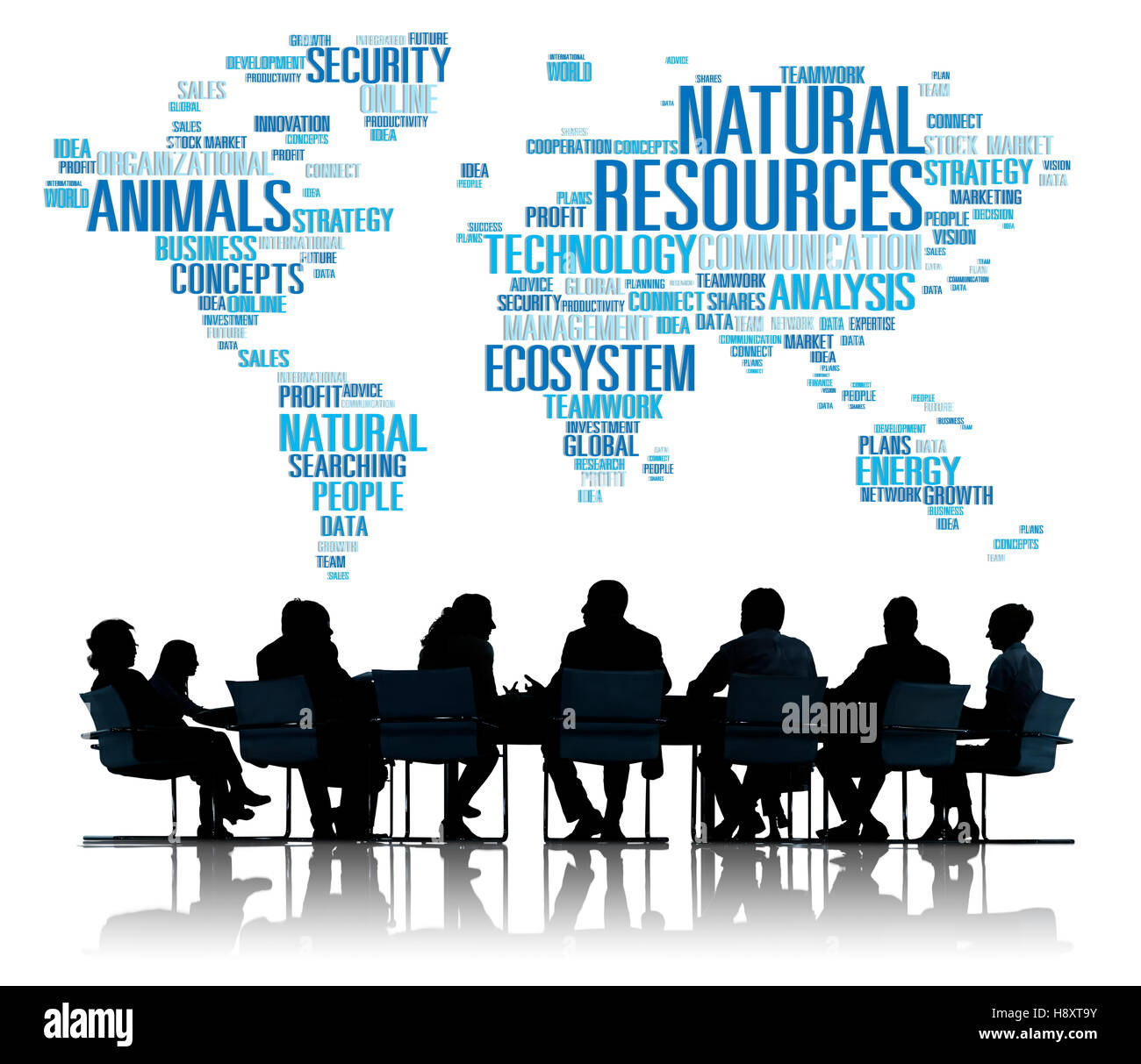Natürlichen Ressourcen Umweltschutz Nachhaltigkeitskonzept Stockfoto