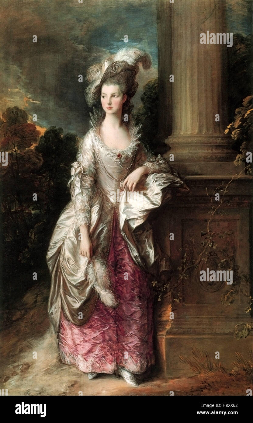 Thomas Gainsborough-sehr geehrte Frau Graham Stockfoto