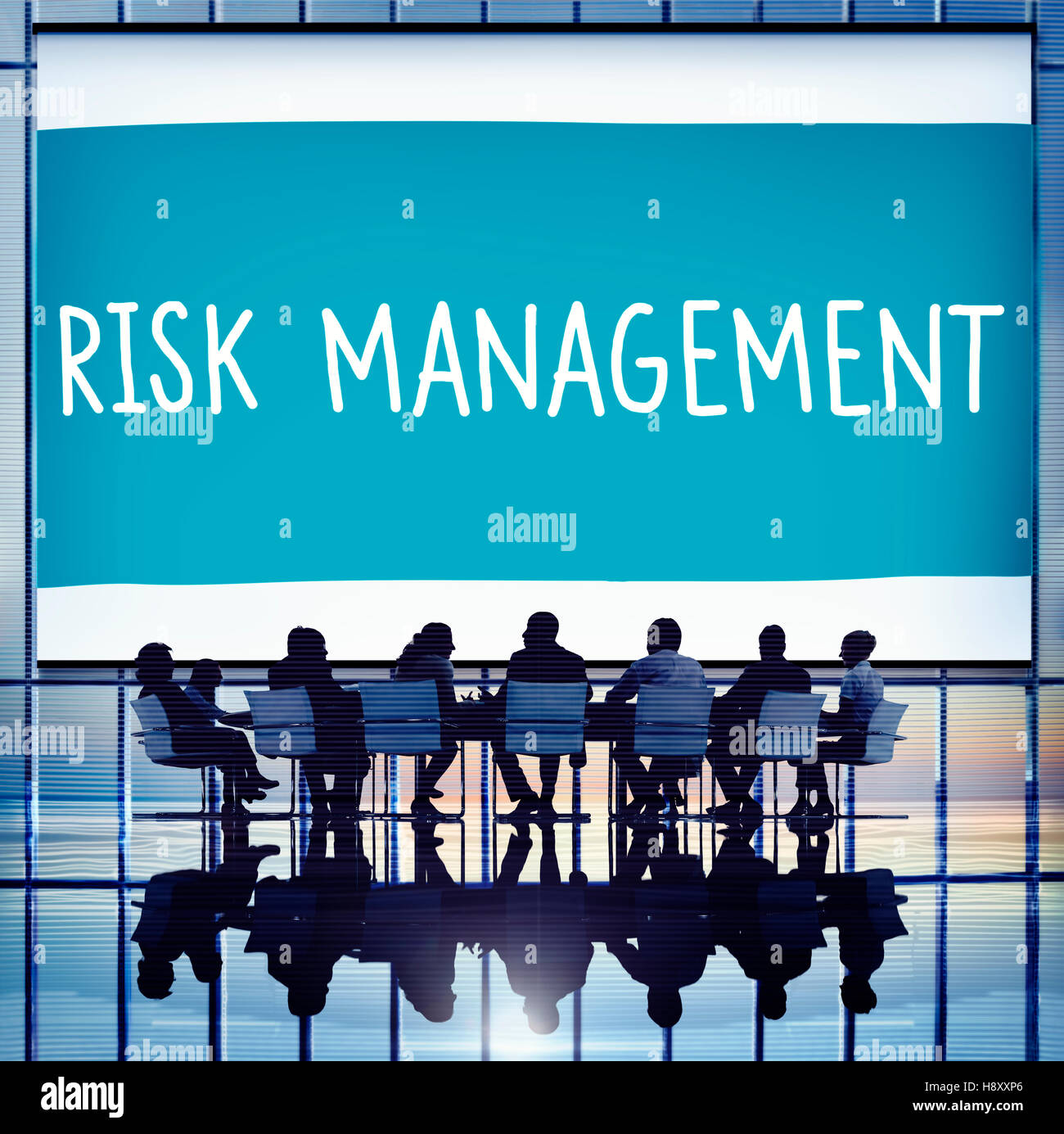 Risiko Management Gefahr gefährlich zu verhindern schützen Konzept Stockfoto