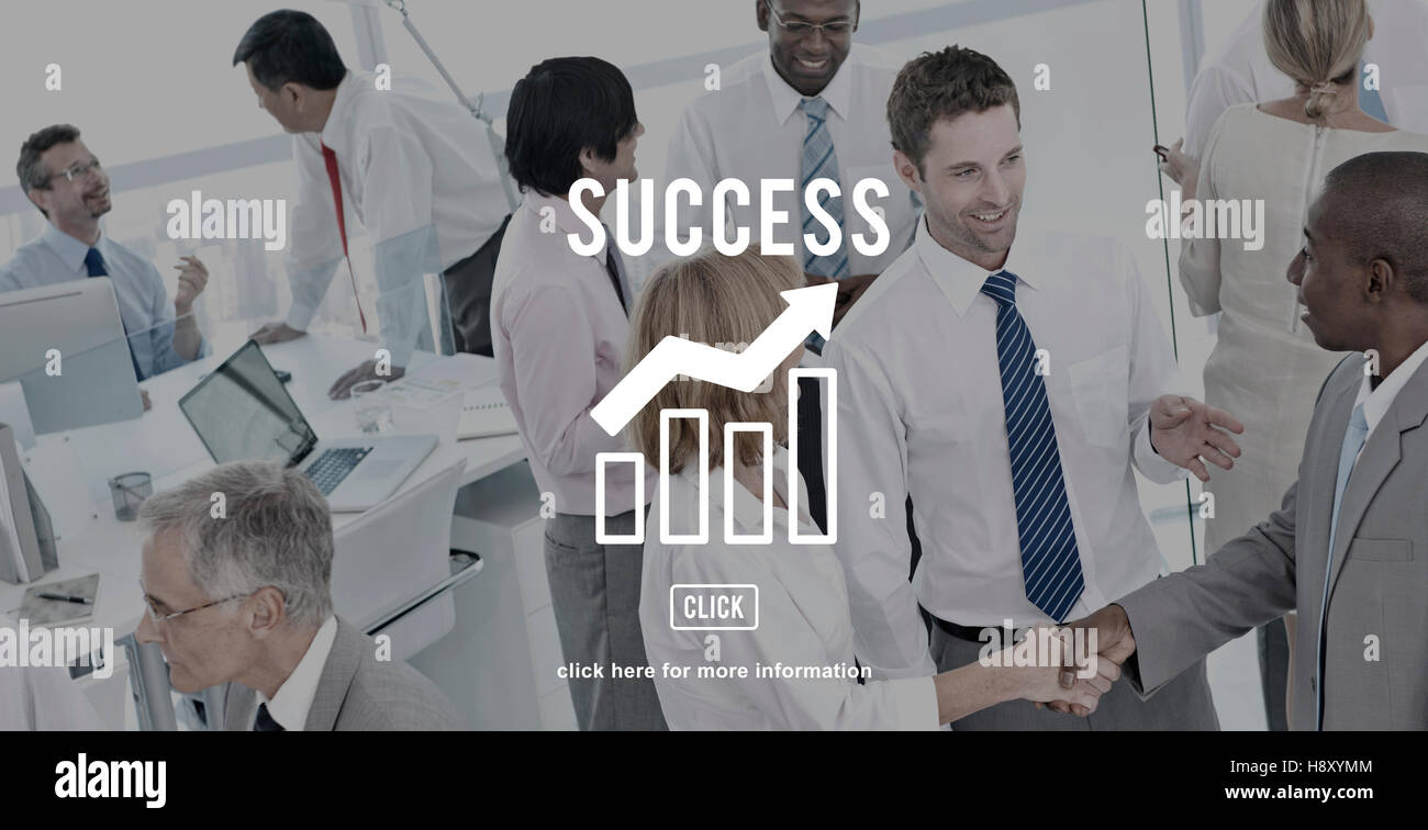 Progress Report Diagramm Geschäftskonzept Stockfoto