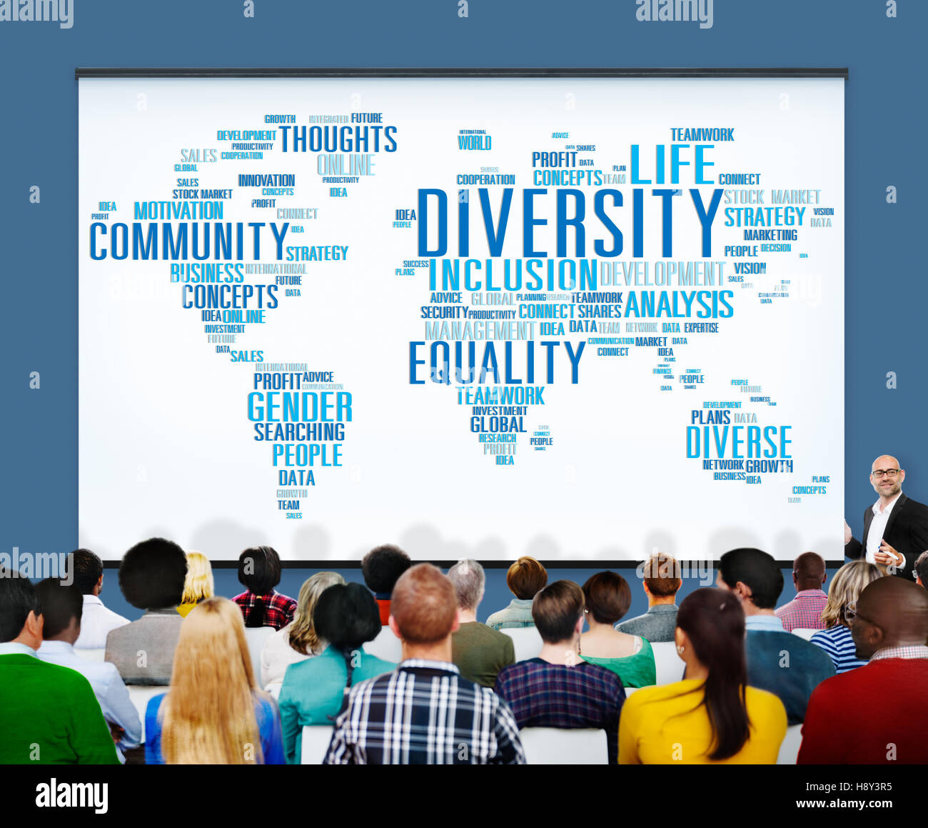 Vielfalt Community Meeting Geschäftskonzept Menschen Stockfoto