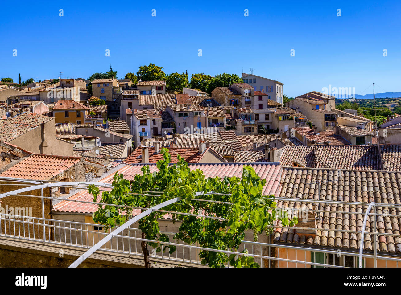 Toiture Dorf de Venlensole Haute Provence Frankreich 04 Stockfoto