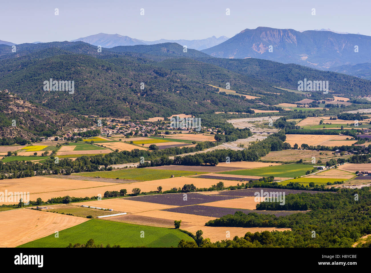 Paysage et Montagne Region de Venlensole Haute Provence Frankreich 04 Stockfoto