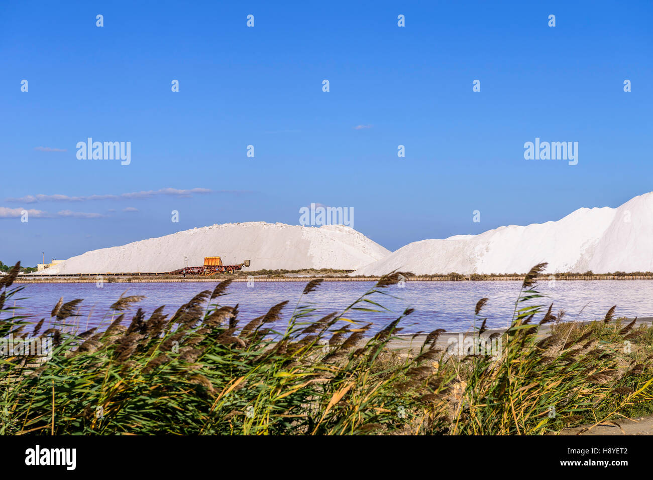 Réserve de Sel Les Salins du Midi Aigues-Mortes, Camargue - Frankreich 30 Stockfoto