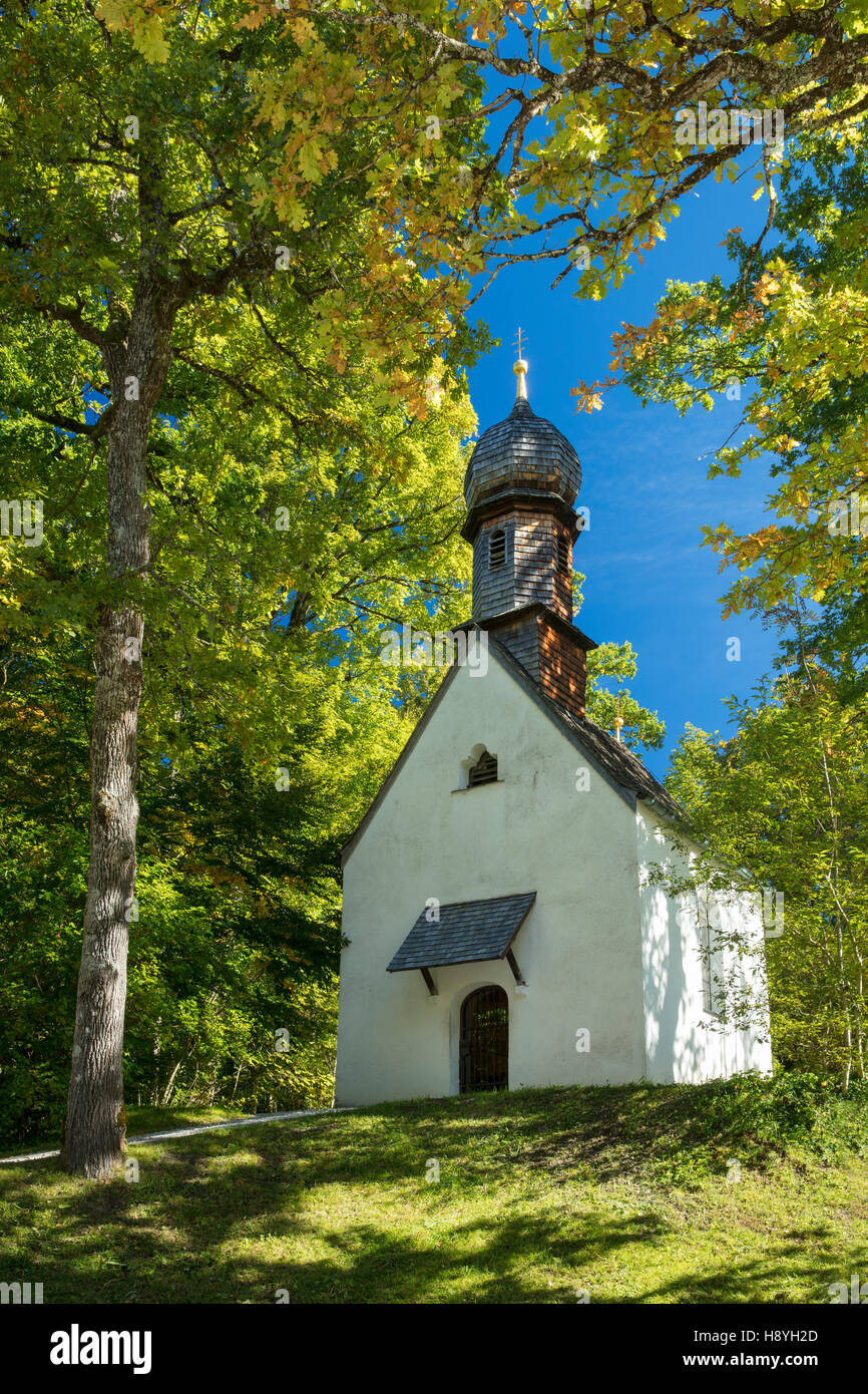 Gebet-Kapelle auf dem Gelände von Schloss Linderhof, Ettal, Bayern, Deutschland Stockfoto