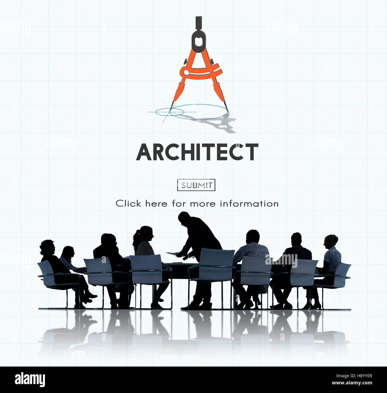 Architekt Design Bau Struktur Gebäudekonzept Stockfoto