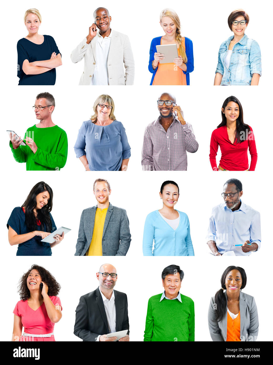 Community-Kommunikation Networking Technologie Content-Konzept Stockfoto