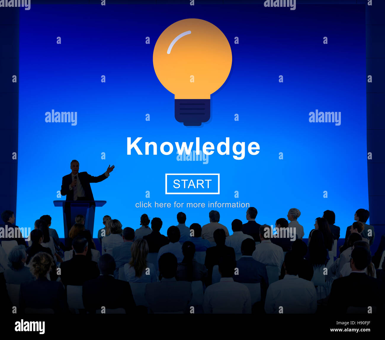 Wissen Know-how Intelligenz lernen Konzept Stockfoto