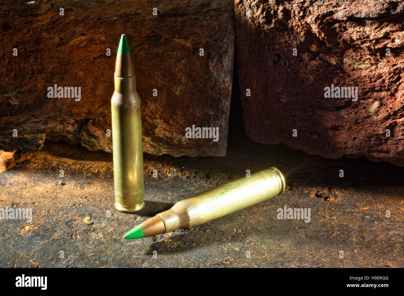 Munition, die von einigen als Rüstung gilt piercing Stockfoto
